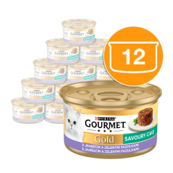 Gourmet Gold Savoury Cake s jehněčím a zelenými...