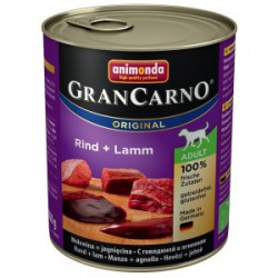 Gran Carno Adult Original konzerva hovězí + jehněčí 800g