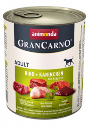 Gran Carno Adult Original konzerva Hovězí + králík a bylinky