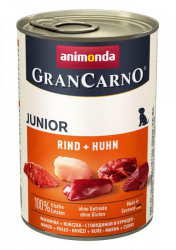 Gran Carno Junior konzerva Hovězí + kuře