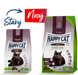 Happy Cat Adult Sterilised Weide-Lamm 