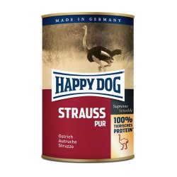 Happy Dog konzerva Strauß Pur 