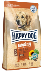 Happy Dog NaturCroq Rind & Reis_new
