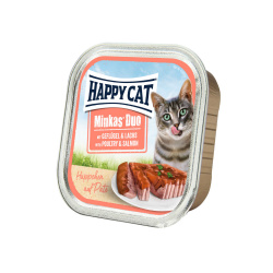 Happy Cat Minkas Duo - Drůbež & Losos 