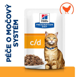 Hill's Feline C/D kapsička chicken