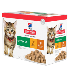 Hill's Feline kapsička Kitten Multipack ku...