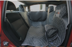 Hobbydog Autopotah na sedadla šedý 