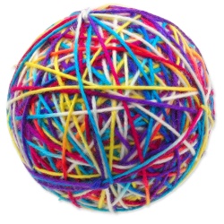 Hračka Magic Cat Barevné klubko 9,5 cm
