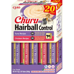 Churu Cat Snack BOX Hairball Control 20x14g