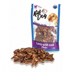 Kiddog Jehněčí lupínky s mořskou treskou 80g