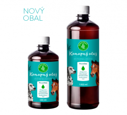 Konopný olej pro zvířata 