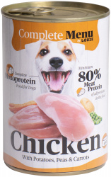 LOUIE Complete Menu Dog konzerva Chicken Monoprotein_new