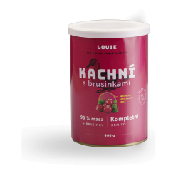 Louie Dog konzerva Kachní s brusinkami