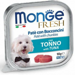 Monge Fresh Dog Paštika a kousky s tuňákem 