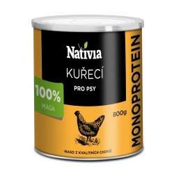 Nativia Dog konzerva Kuřecí 800g