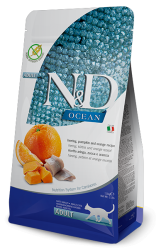 N&D GF Cat Pumpkin Ocean Hering & Orange 