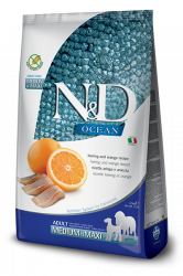 N&D Grain Free DOG Adult M/L Herring & Orange