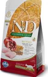 N&D Low Grain Cat Neutered Chicken&Pome...