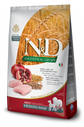 N&D Low Grain Dog Adult Medium & Maxi Chicken & Pomegranate