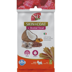 N&D Quinoa Dog Dental Snack Skin & Coat...