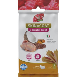 N&D Quinoa Dog Dental Snack Skin & Coat...