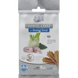 N&D White Dog Dental Snack Sea Bass Mini 60g