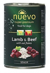 Nuevo konzerva adult Senior Jehněčí 400g