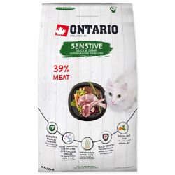 Ontario Cat Sensitive Duck&Lamb 