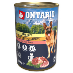 ONTARIO Dog Beef Pate Flavoured with Herbs 