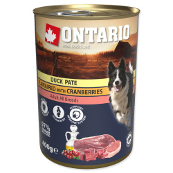ONTARIO Dog Duck Pate Flavoured With Cranberries 