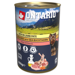 ONTARIO Dog Rich In Lamb Pate Flavoured with Sea Buckthorn 