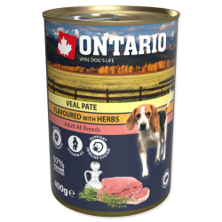 ONTARIO Dog Veal Pate Flavoured with Herbs