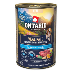 Ontario Dog Veal Pate Flawoured with Tumeric