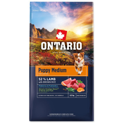 Ontario Puppy Medium Lamb & Brown Rice