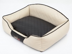 Pelech Elite Dog Bed černo/béžový 