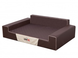 Pelech Glamour Dog Bed hnědý
