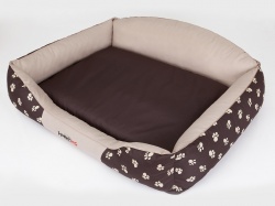 Pelech Royal Dog Bed hnědo/béžový Tlapka