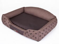 Pelech Royal Dog Bed hnědý Tlapka 