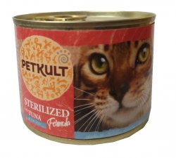 Petkult Cat konzerva Sterilized with Tuna Grain...