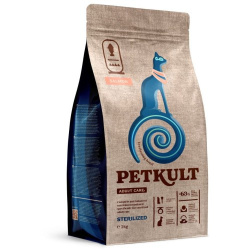Petkult Cat Sterilized Salmon 