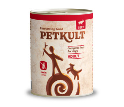 Petkult Dog konzerva Adult Beef 