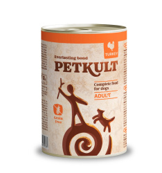 Petkult Dog konzerva Adult Turkey 