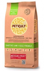 PETKULT Dog Medium Adult Lamb/rice 12kg