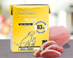 Platinum Menu Duck +Turkey 375g