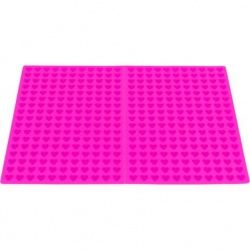 Trixie Podložka na pečení Srdíčka, silikon, růž...