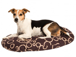 Polštář ovál Bednář hnědo/béžový