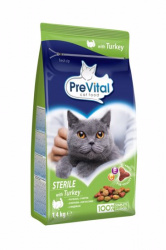 PreVital Cat Adult Sterile with Turkey 