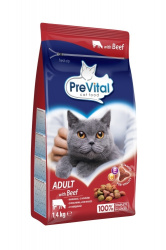 PreVital Cat Adult with Beef 