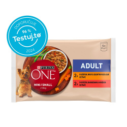 Purina One Dog Adult Mini/Small Kuře a hovězí v...