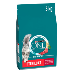 Purina One Sterilcat Hovězí a pšenice 